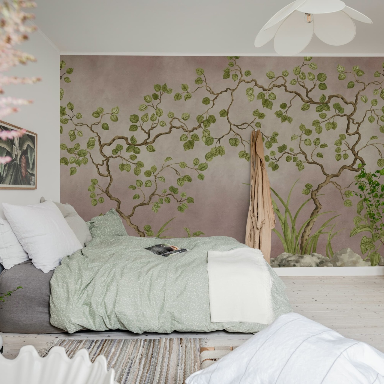Fototapet, Forest of Dreams, Pink, Rebel Walls
