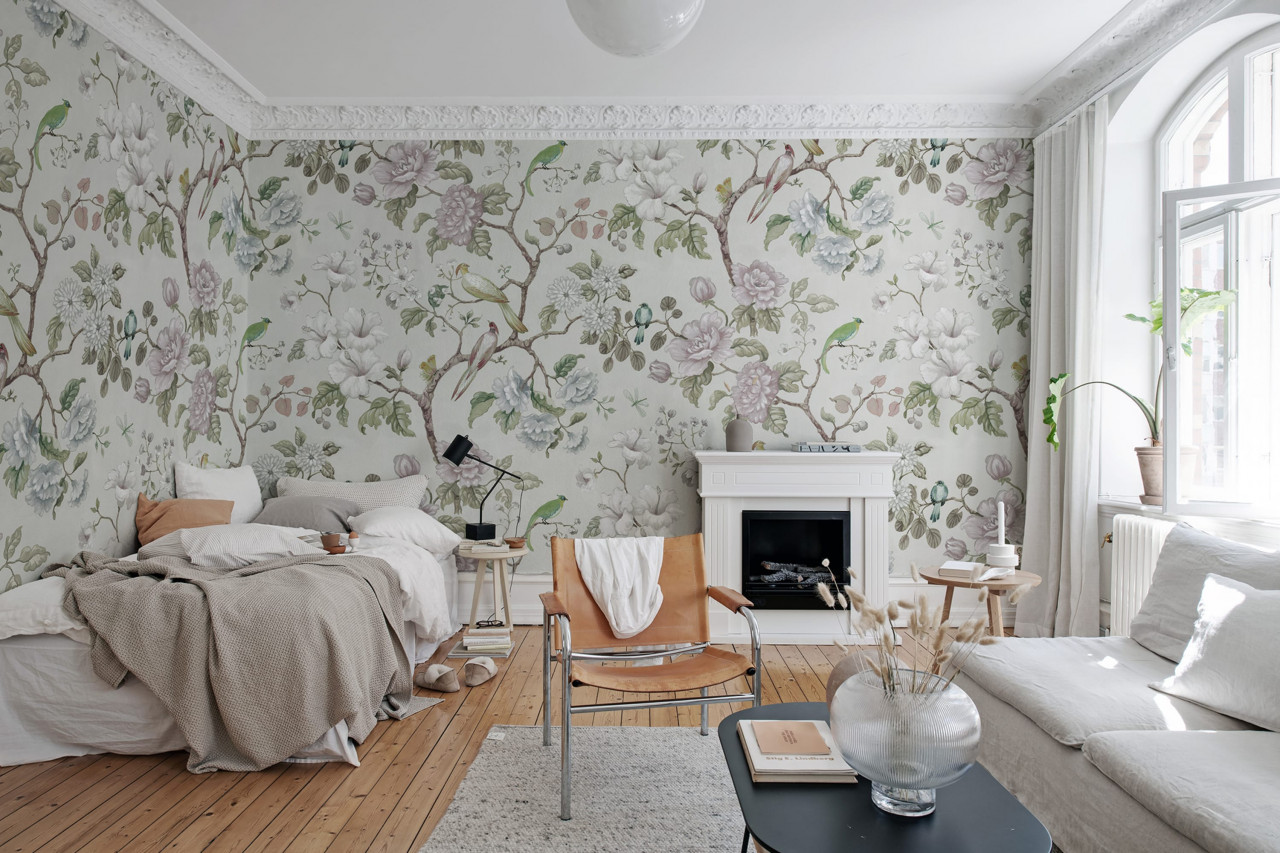 Fototapet, Grandiflora, Pearl, Rebel Walls
