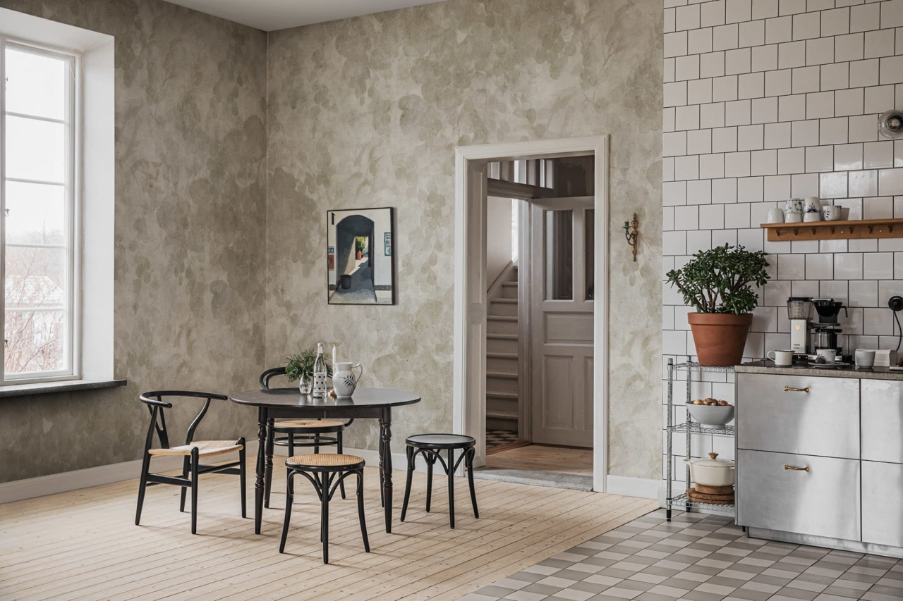 Fototapet, Grapevine Silhouette, Beige, Rebel Walls - 3