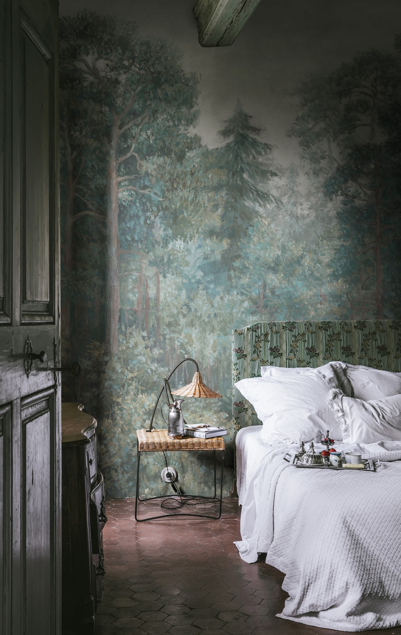 Fototapet, Green Wood, Emerald, Rebel Walls