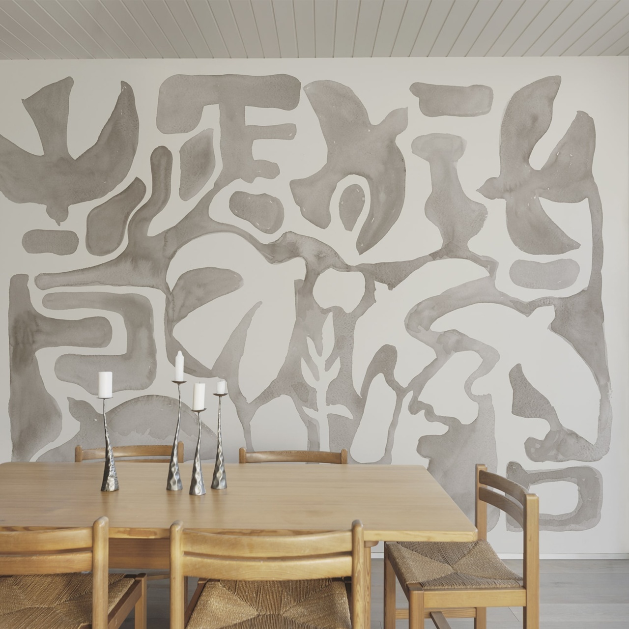 Fototapet, Harmony Forms, Beige, Rebel Walls - 3