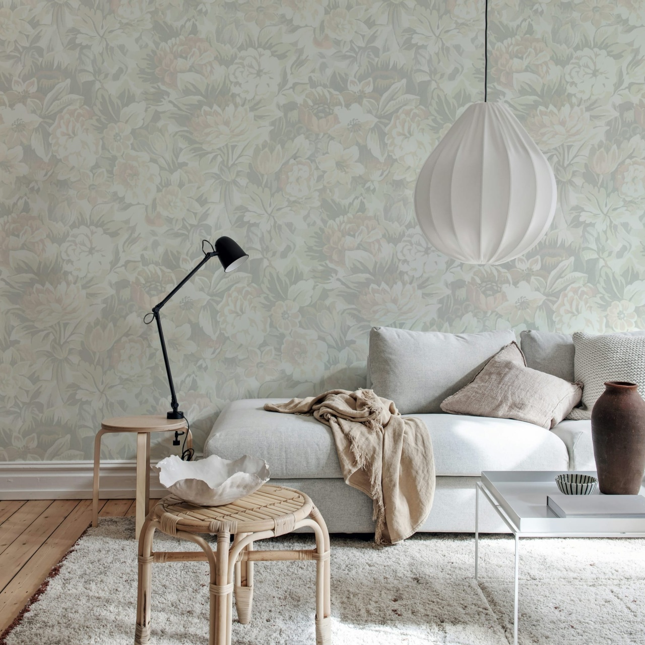 Fototapet, Heritage Floral, Light, Rebel Walls - 3