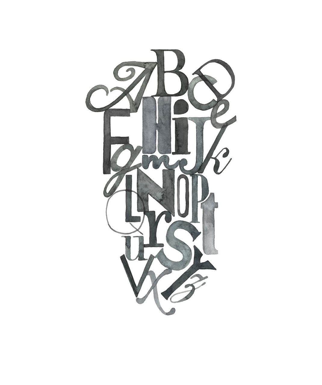 Fototapet, Ink Letters, Rebel Walls - 2