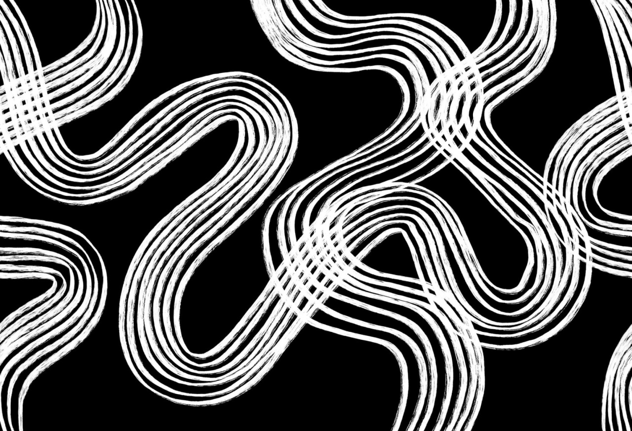 Fototapet, Ink Stripes, Black, Rebel Walls - 2