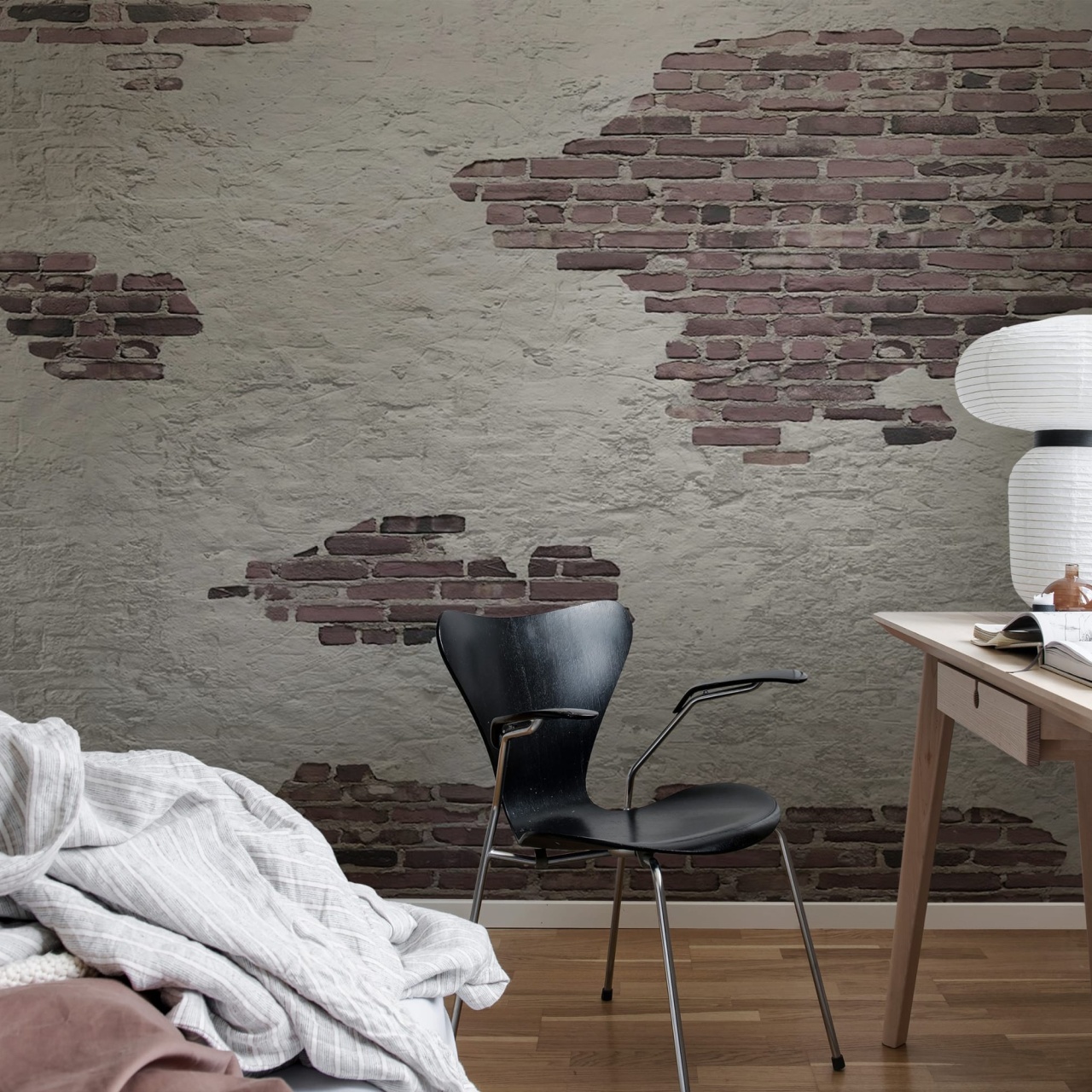 Fototapet, Ivory Bricks, Plaster, Rebel Walls - 3