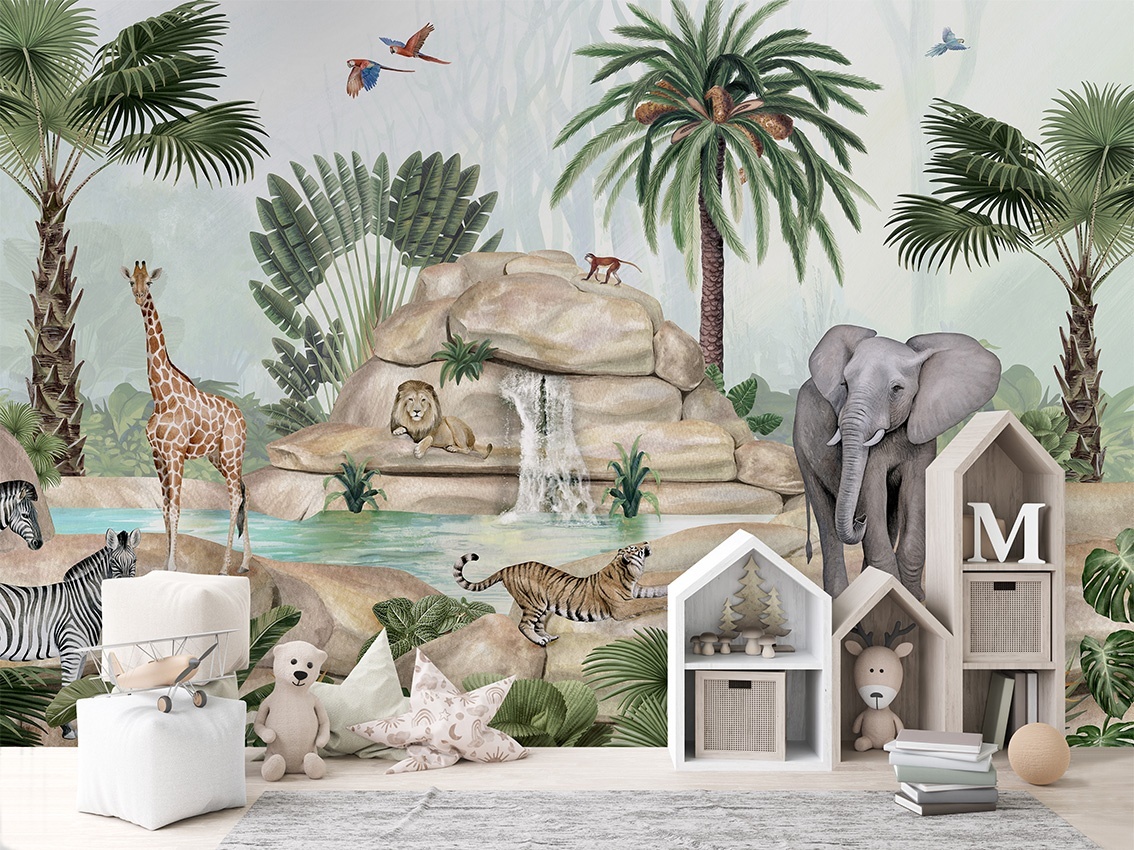 Fototapet Jolly Jungle, Kikki Belle - 3