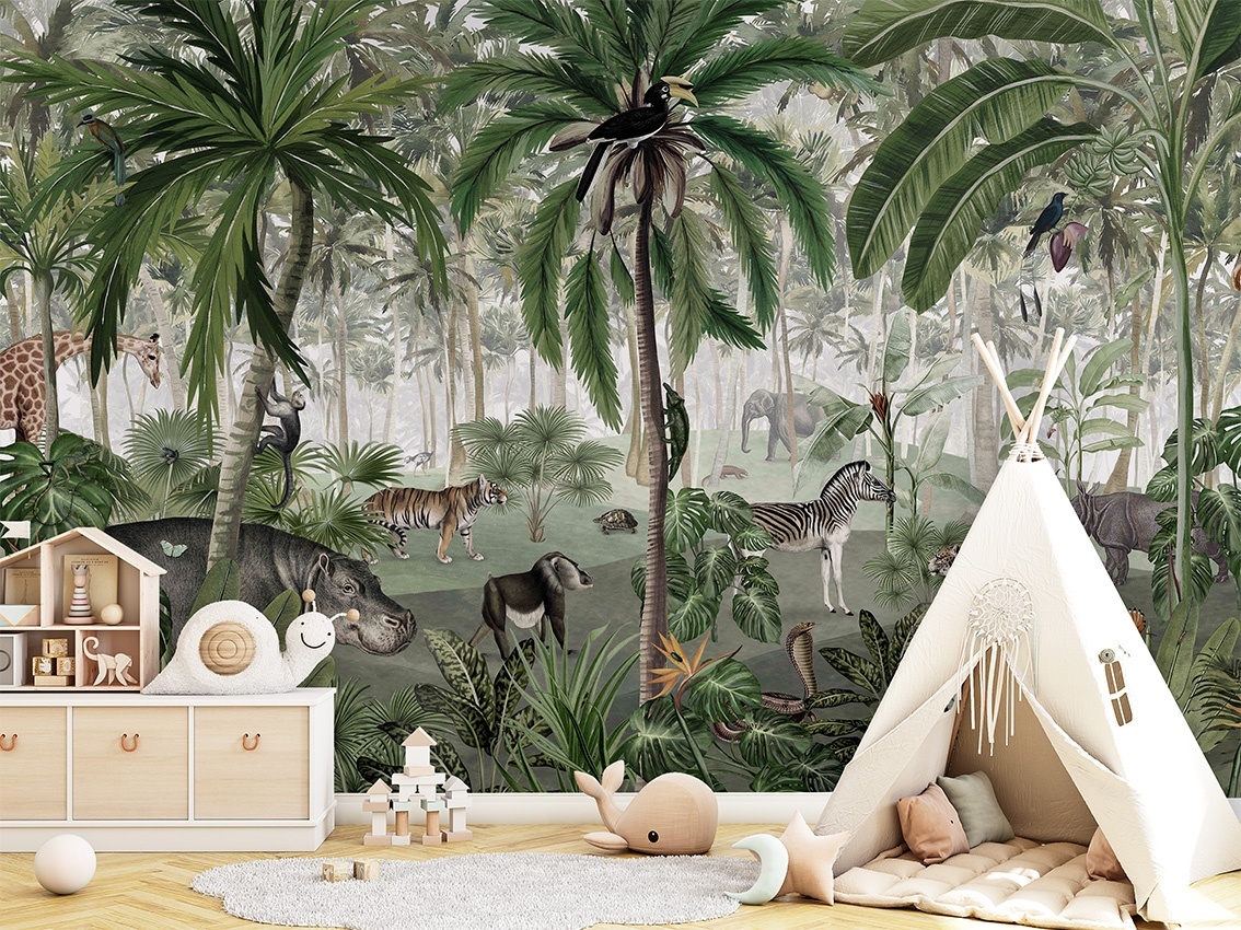 Fototapet Jungle Lookbook, Kikki Belle - 5