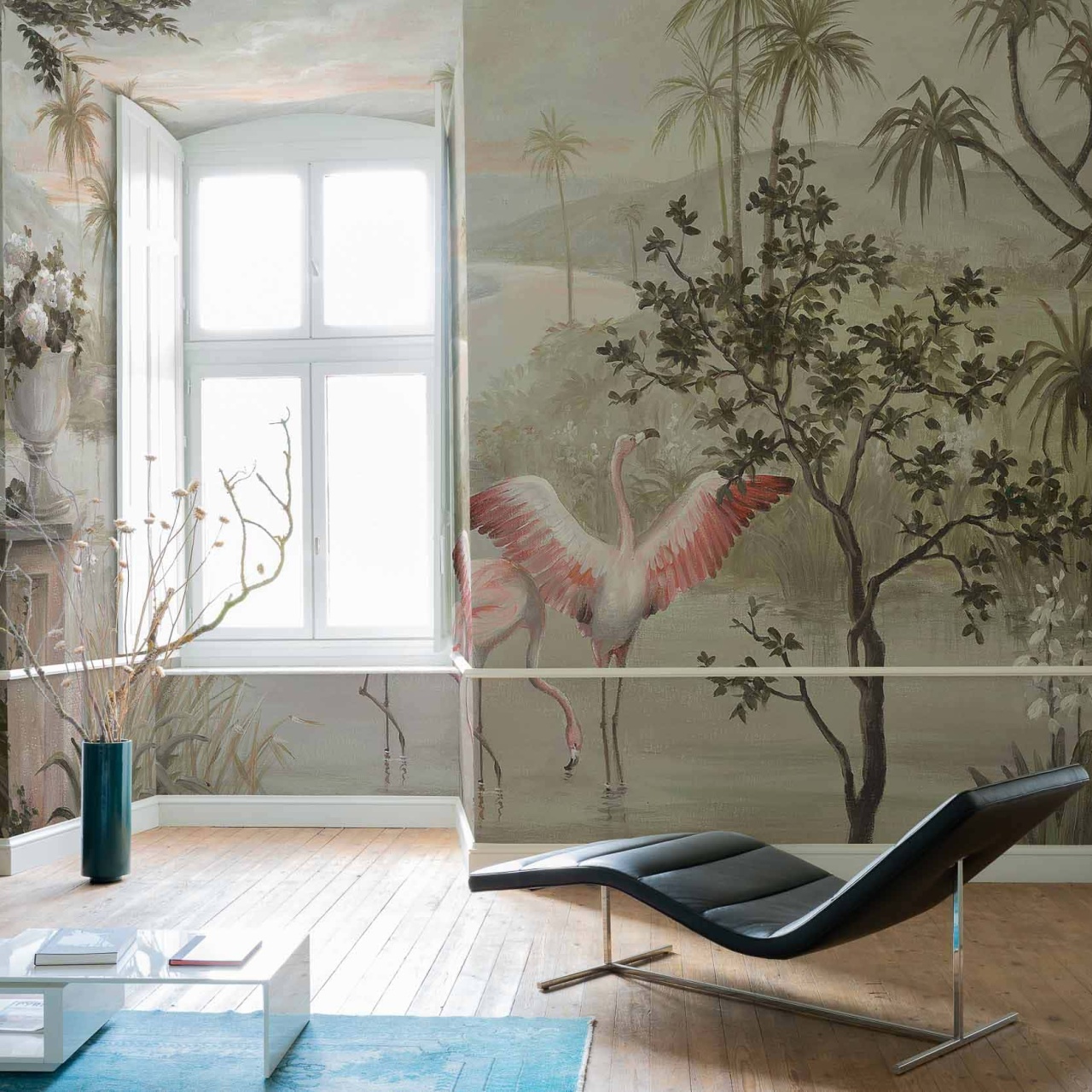 Fototapet Landscape with Flamingos, New World, Coordonne