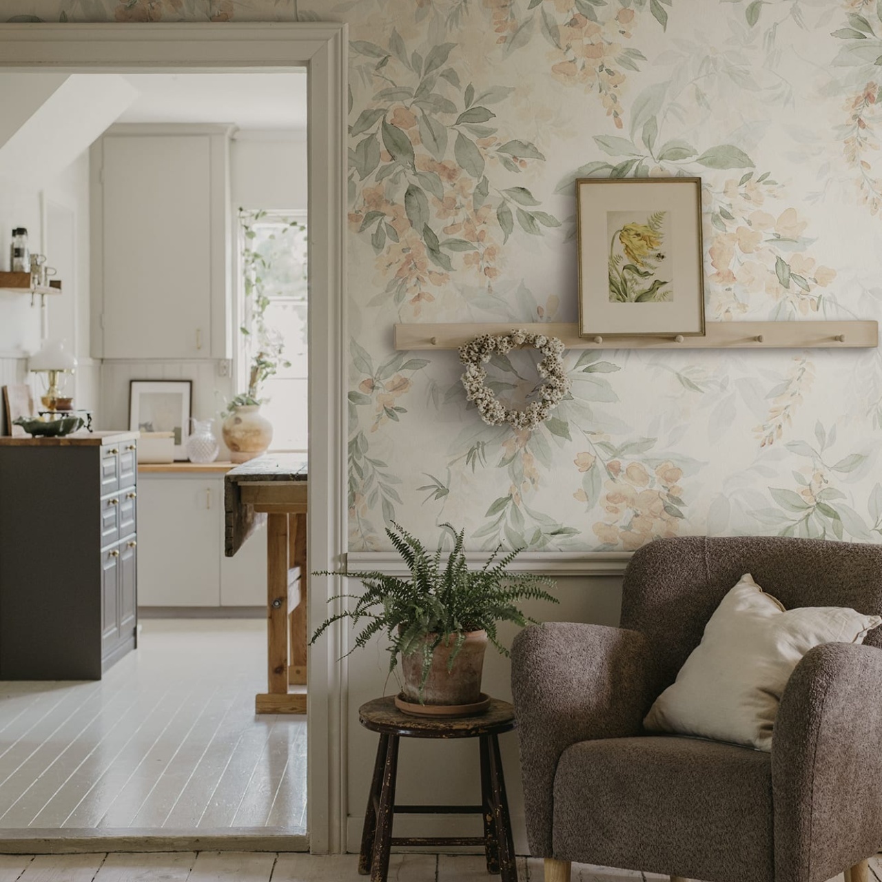 Fototapet lavabil, Lovisa Mural, Orange, Sandberg