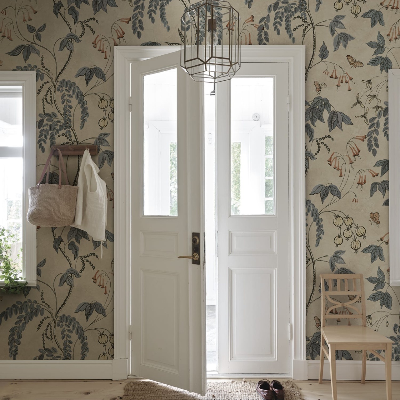 Fototapet lavabil, Ottilia, Misty Blue, Sandberg
