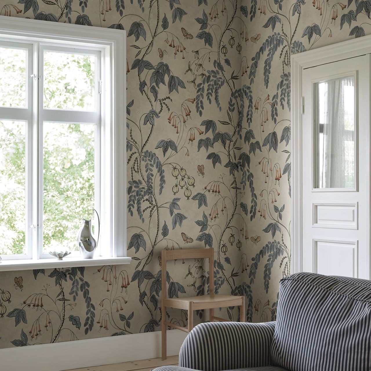Fototapet lavabil, Ottilia, Misty Blue, Sandberg - 3