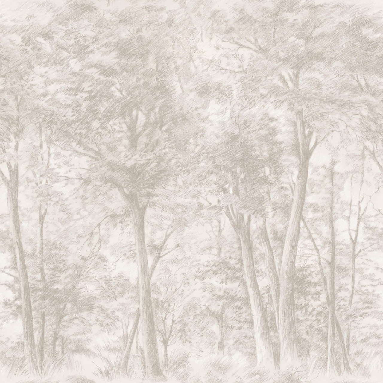 Fototapet lavabil, Sketch of Trees 9631W — imaginea 4
