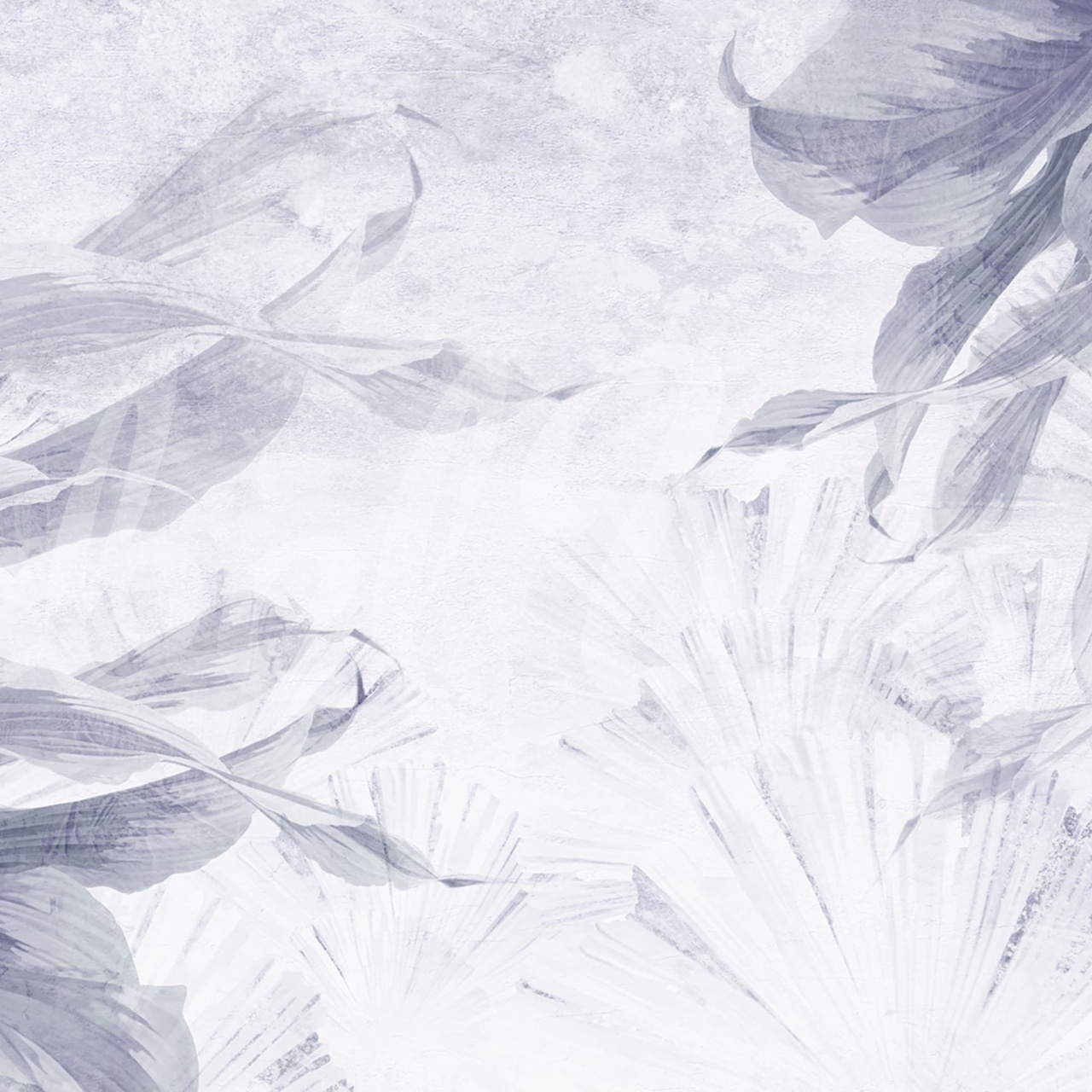 Fototapet, Leafy Dream, Blue, Rebel Walls — imaginea 2