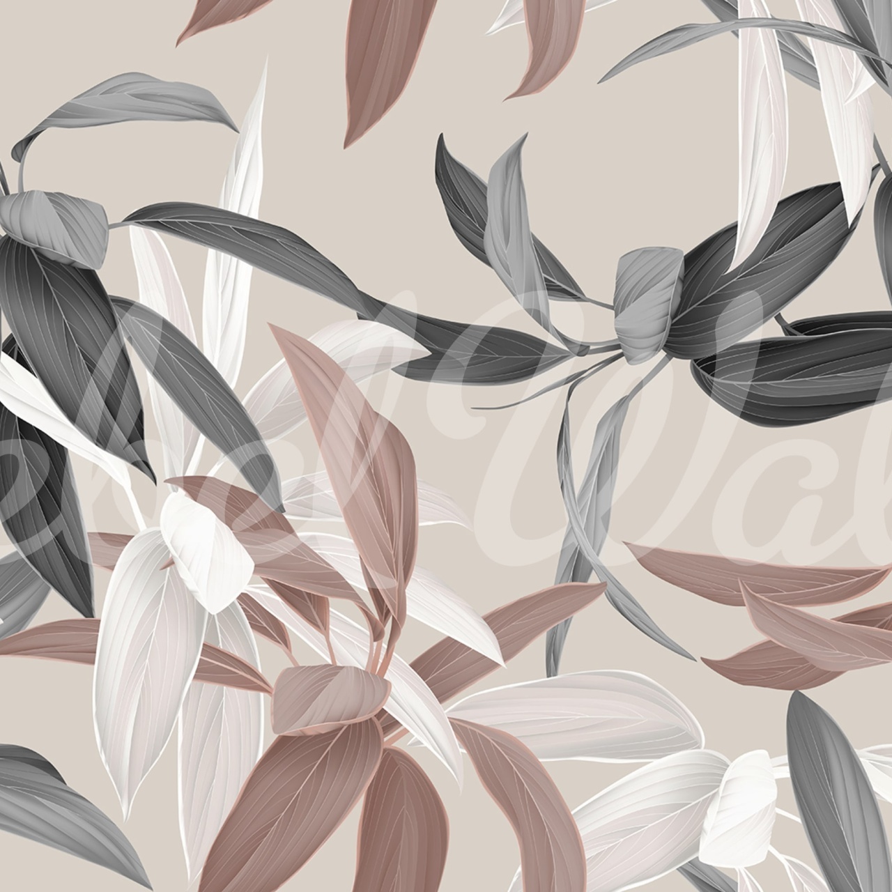 Fototapet, Lily Garden, Rust, Rebel Walls - 2