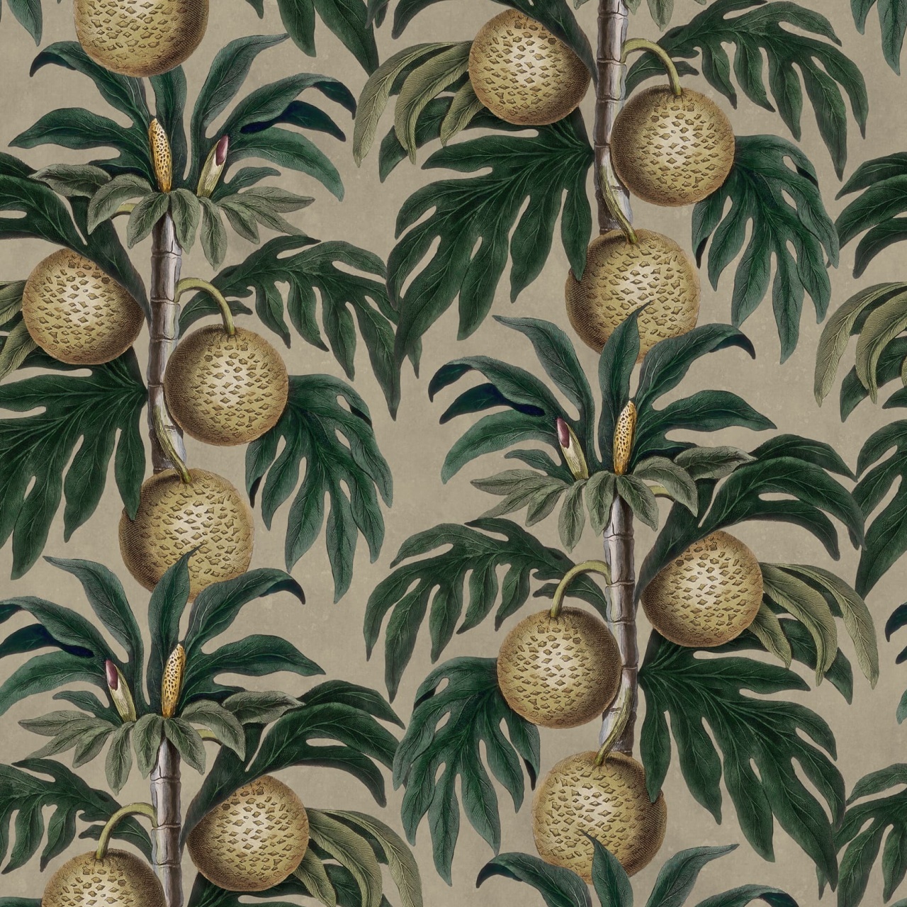 Fototapet, Lush Lemons, Beige, Rebel Walls - 2