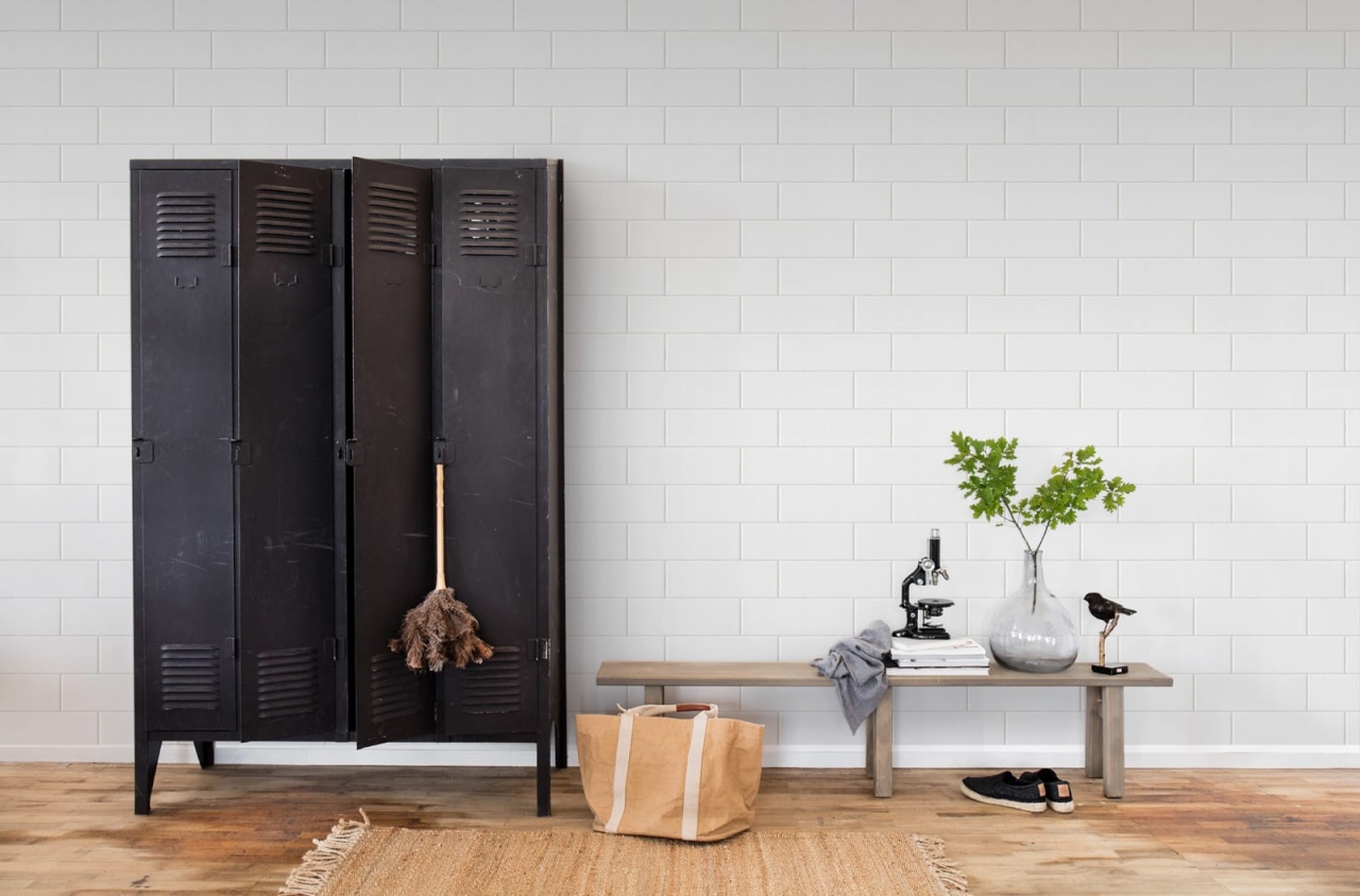 Fototapet, Oblong Tiles, White, Rebel Walls