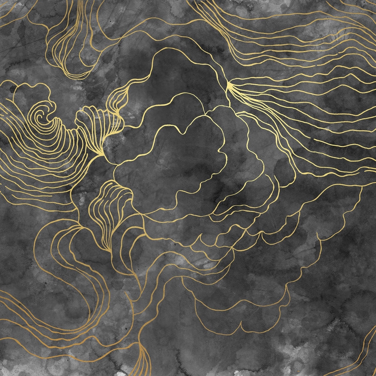 Fototapet, Opulence Storm, Black, Rebel Walls - 2