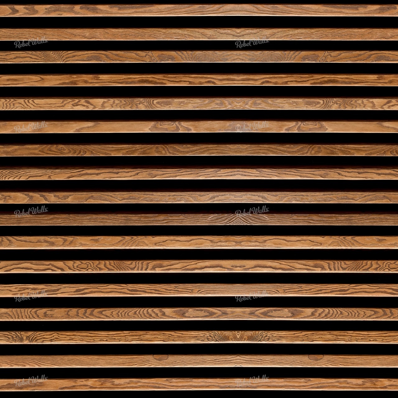 Fototapet, Rib Wood Horizontal, Rebel Walls - 2
