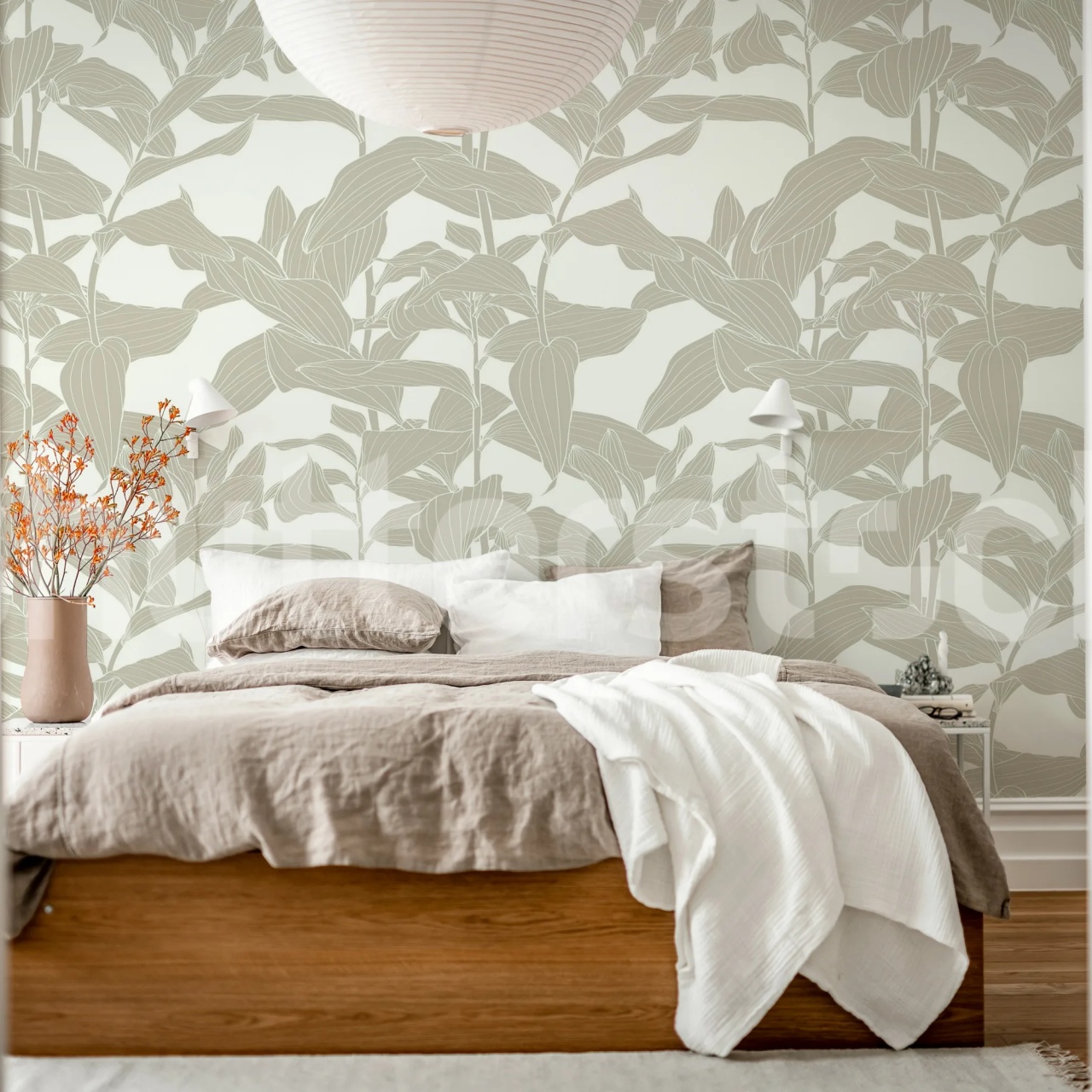 Fototapet, Rose Grape, Beige, Rebel Walls