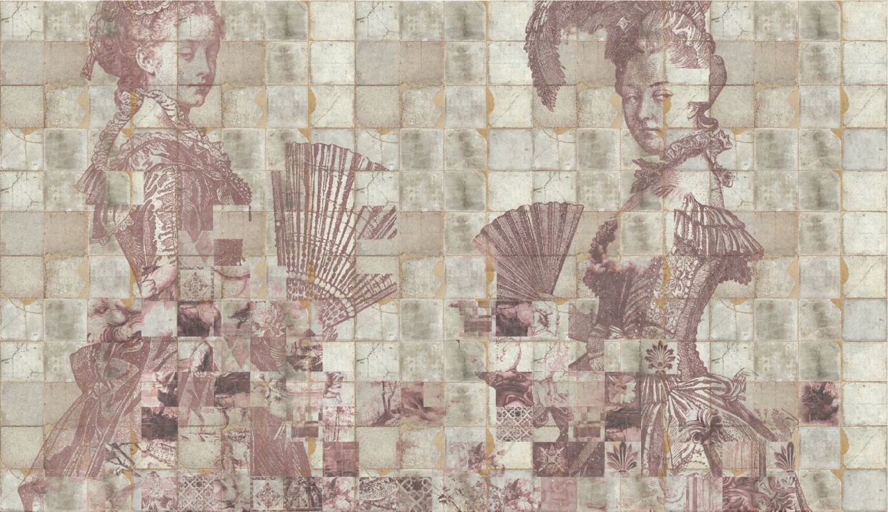 Fototapet Shattered Dames, Rose - personalizat, VLAdiLA - 2
