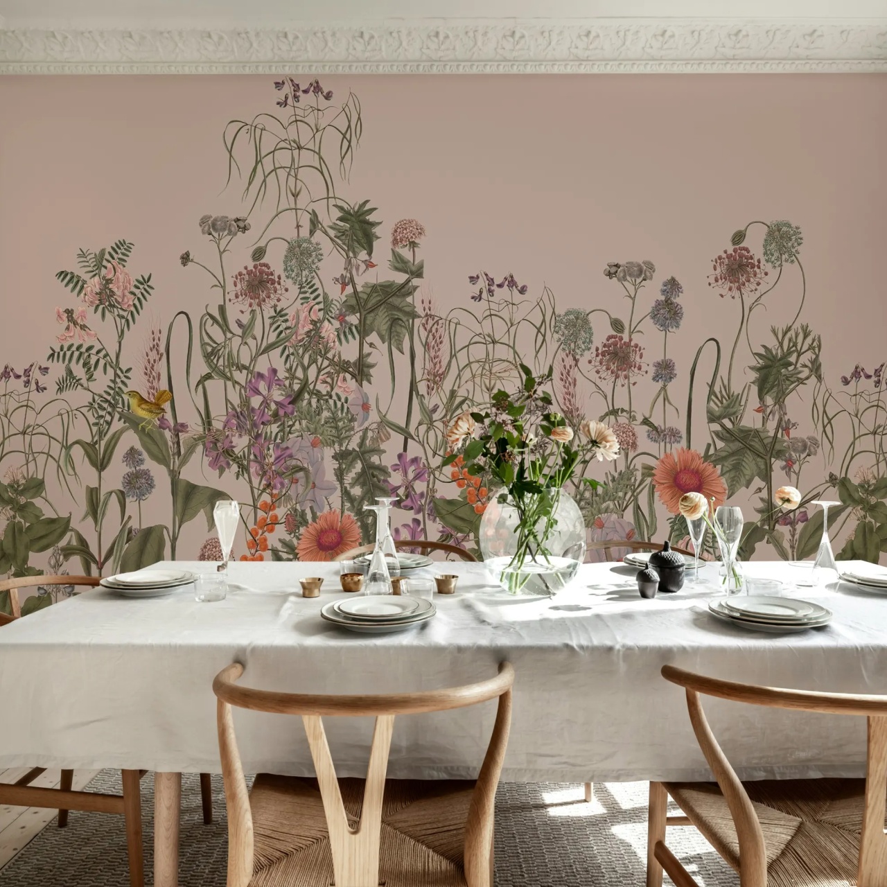 Fototapet, Springmeadow, Pink, Rebel Walls - 3