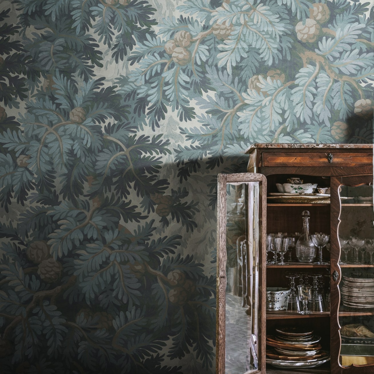 Fototapet, Spruce Forest, Blue, Rebel Walls - 3