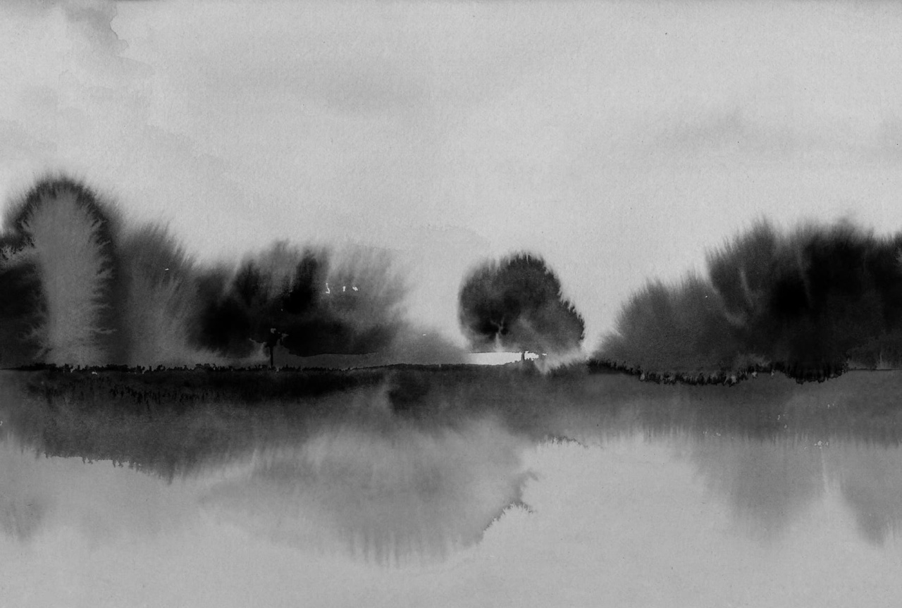 Fototapet, Stormy Forest, Black & White, Rebel Walls - 2