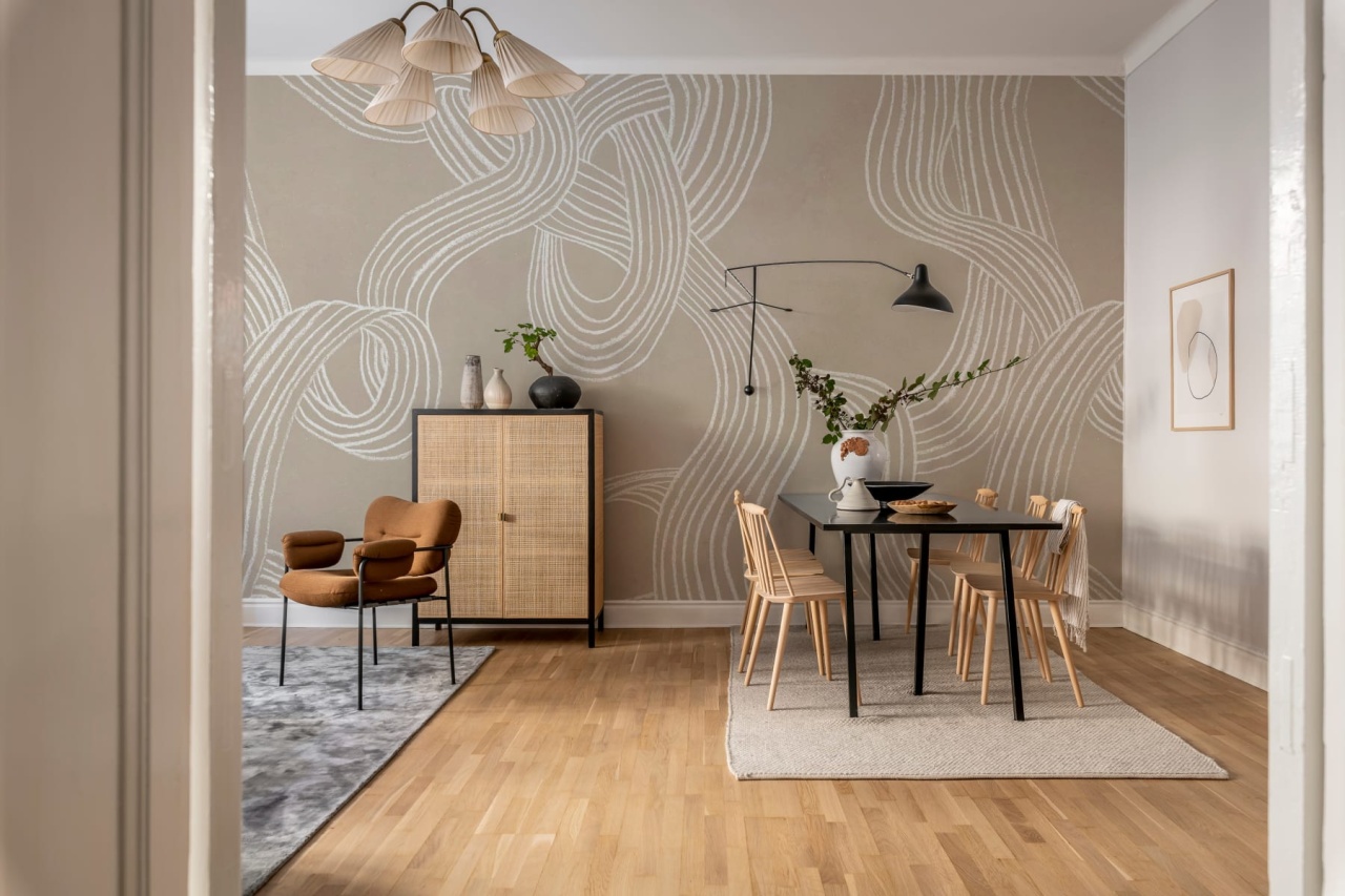 Fototapet, Stripes Repeatable, Beige, Rebel Walls - 3