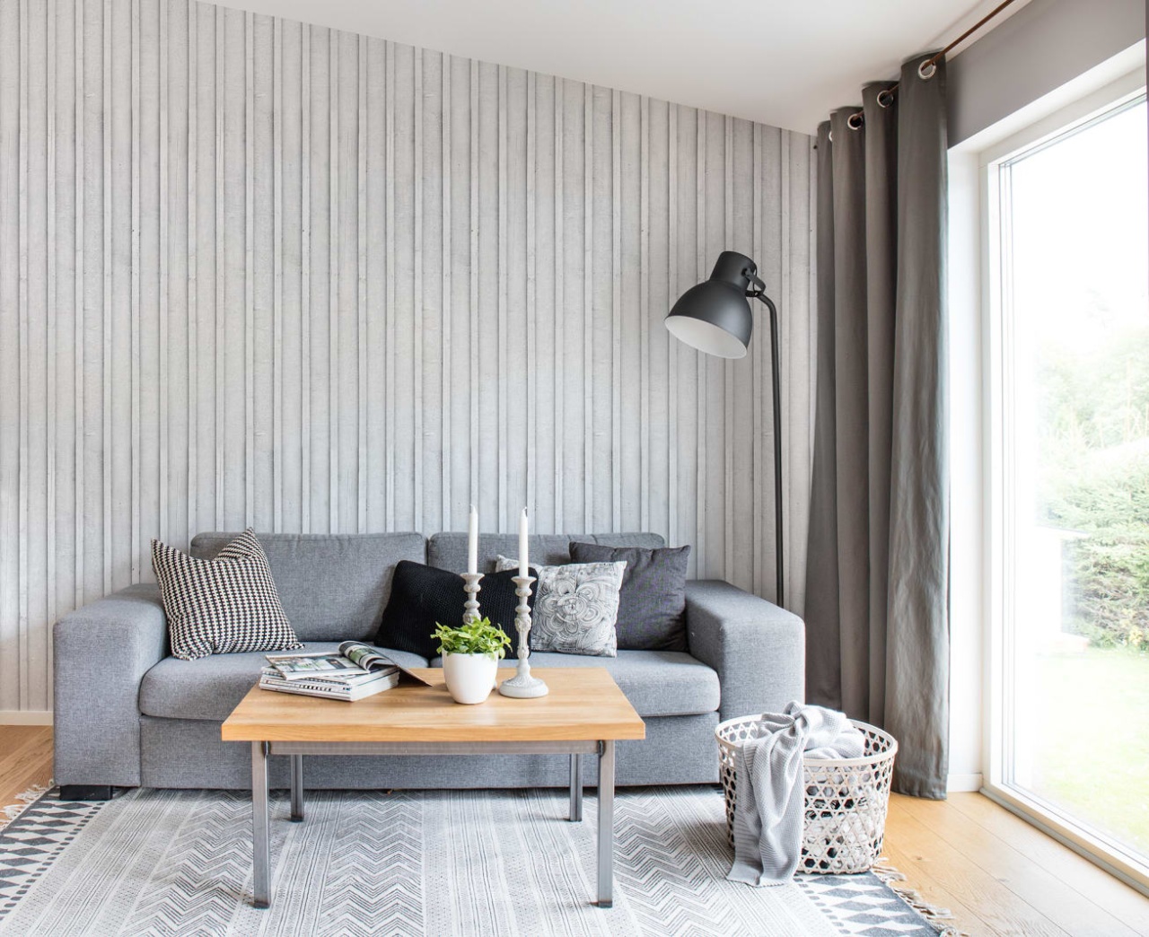 Fototapet, Swedish Cottage, White, Rebel Walls - 3