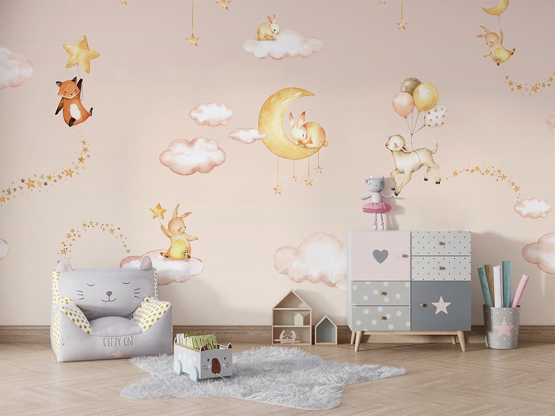 Fototapet Sweet Dreams - Pink, Oliver Robins