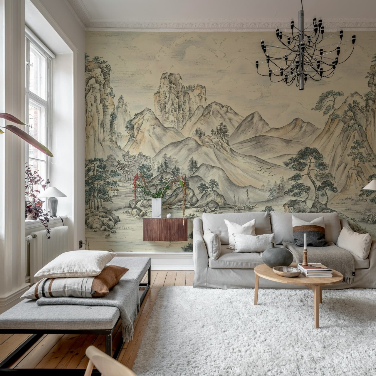 Fototapet, Timeless Pines, Beige, Rebel Walls - 3