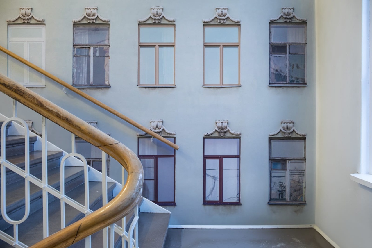 Fototapet, Window Row, Rebel Walls - 5