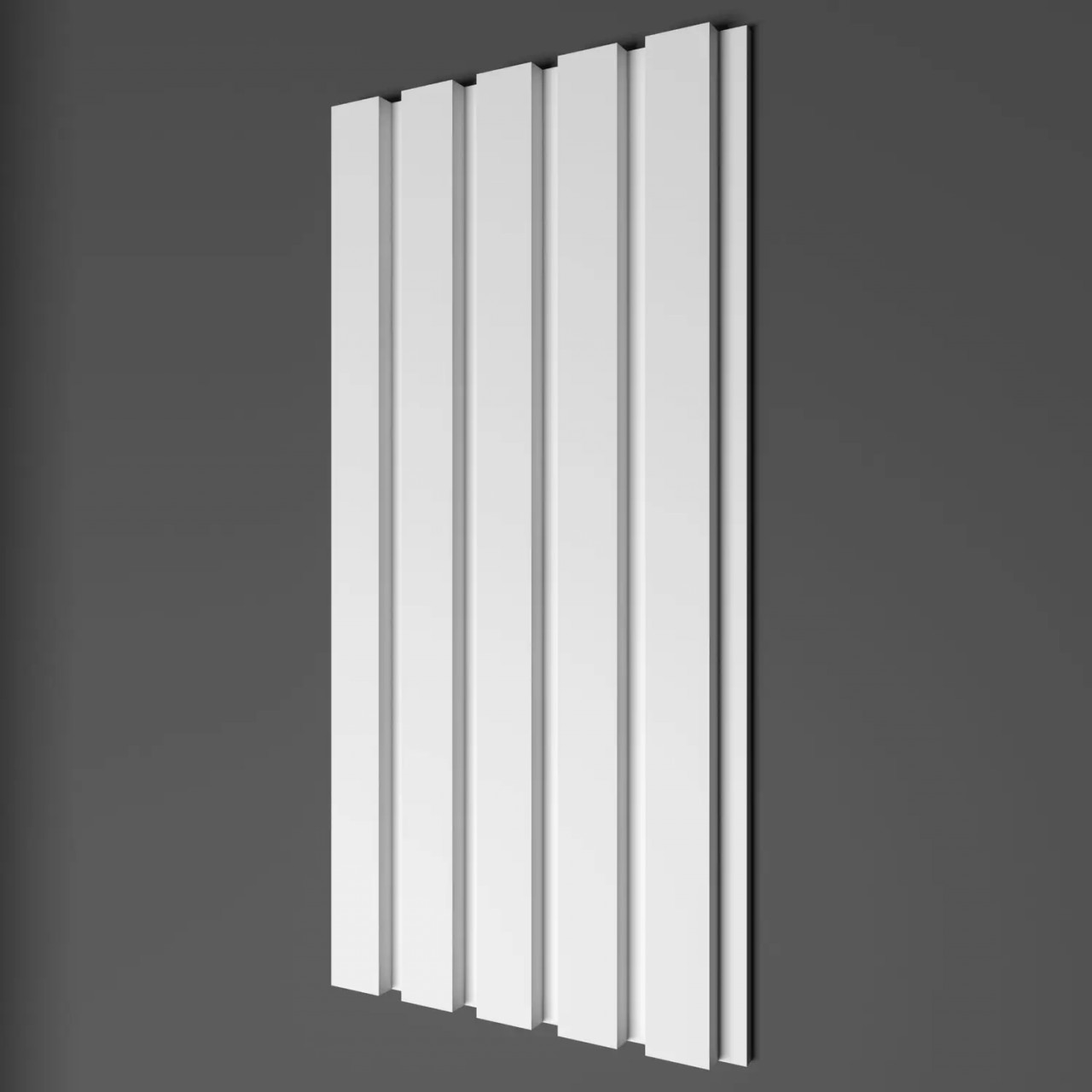 Panou decorativ 3D din poliuretan flexibil, model Riflaj W371F - 25x1.9x280 cm - 2 | YEO