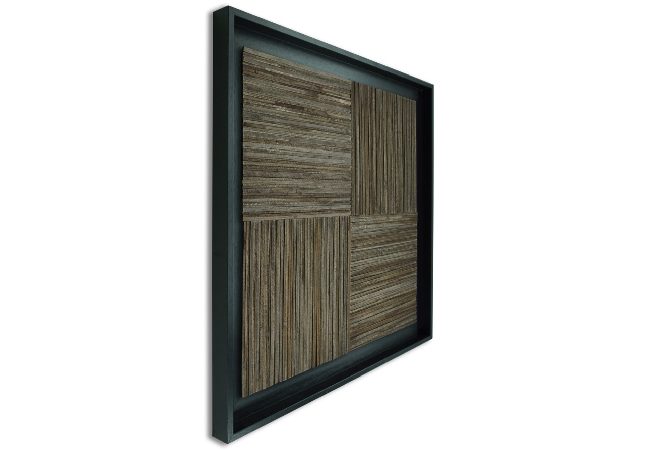 Panou decorativ lemn, Tec, My Nipa Hut Gray - 2