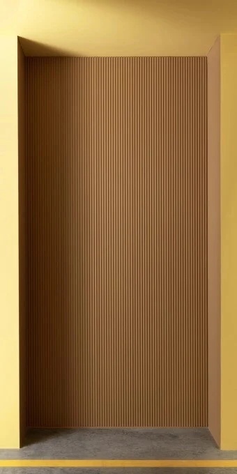 Panou riflaj decorativ 3D din polimer rigid, model Moon - 12.2x1.2x250 cm - 2 | YEO