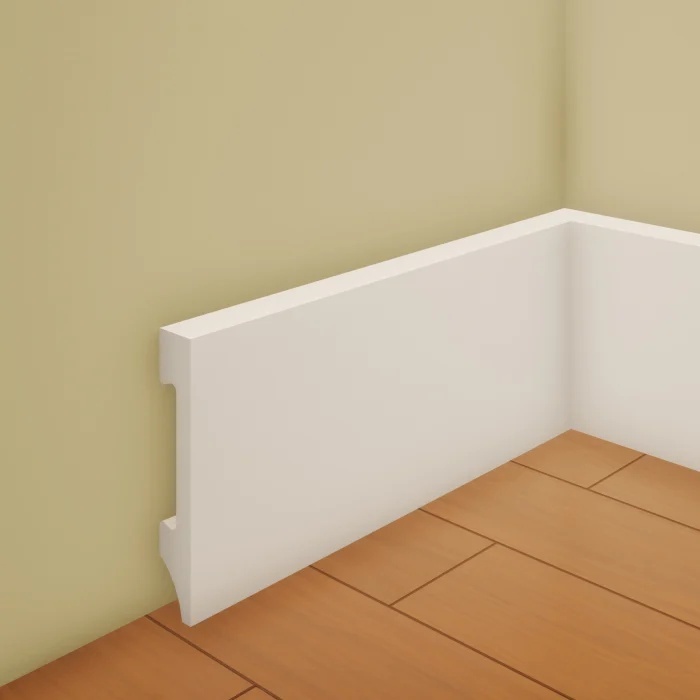 Plinta decorativa din polimer rigid L4 - 7.4x1.4x200 cm