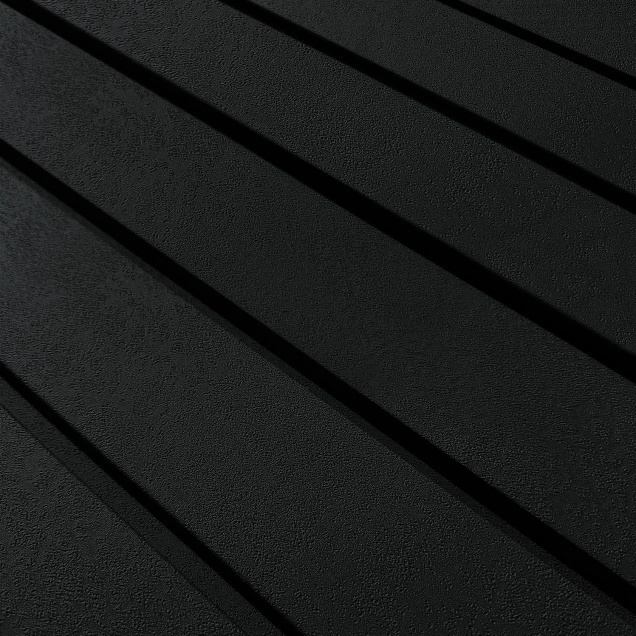 Profil dreapta pentru riflaj decorativ Roca, Onyx Black, 270x6.9cm, Lamelio - 1 | YEO