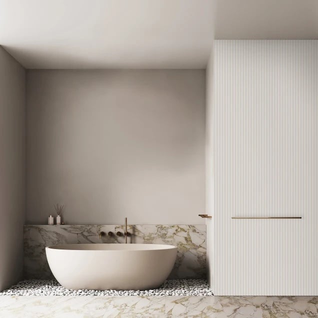Riflaj decorativ Gresso, Natural Light, 270x25cm, Lamelio