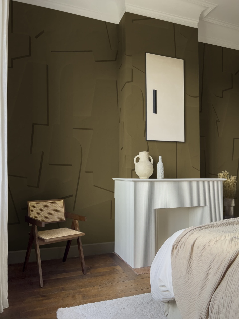 Tapet Abstract Wood, Brown, Rebel Walls - 2 | YEO