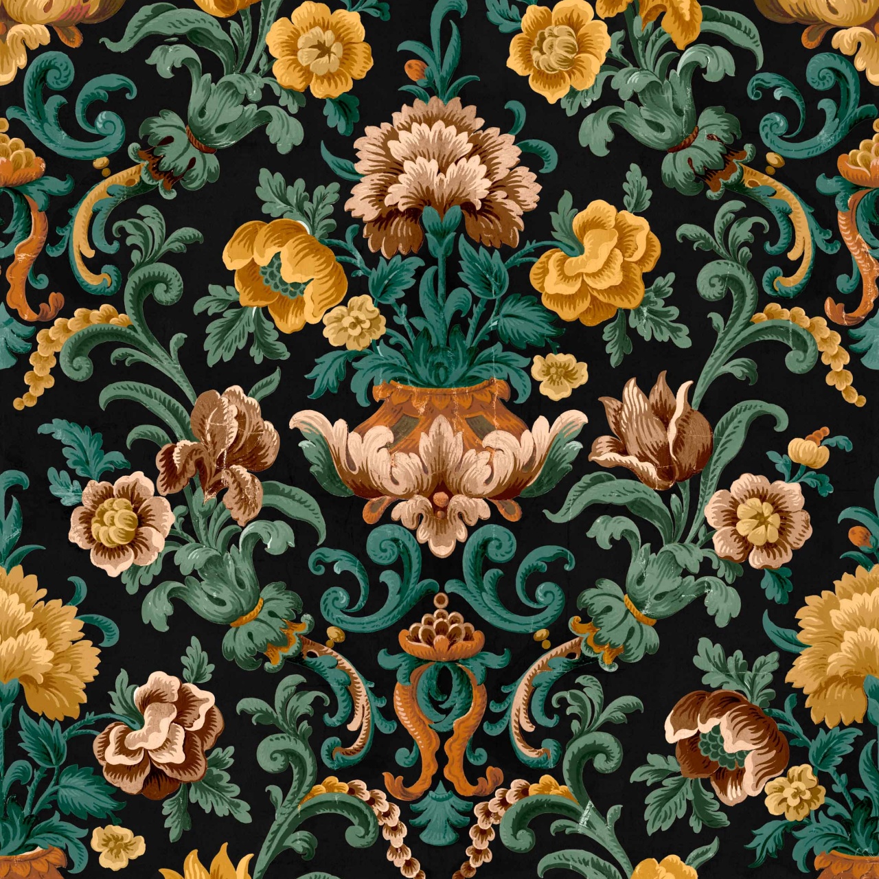 Tapet Aranjuez Damask, Onyx, Coordonne, 5mp / rola - 2