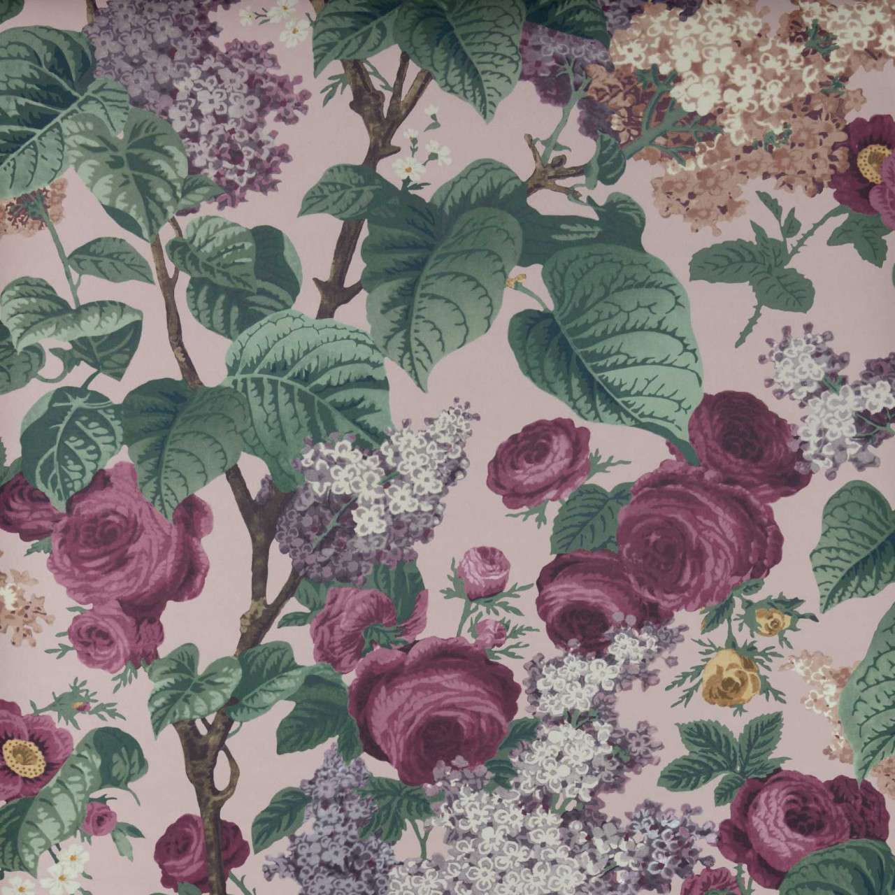 Tapet Floribunda, Blush Pink, 1838 Wallcoverings, 7mp / rola - 1 | YEO