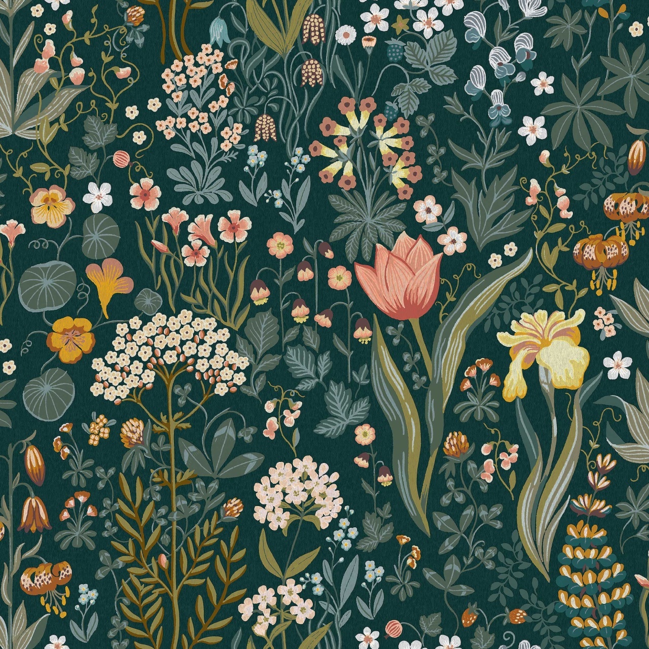 Tapet lavabil, Blomsterhav 2055, 5.3mp / rola - 2