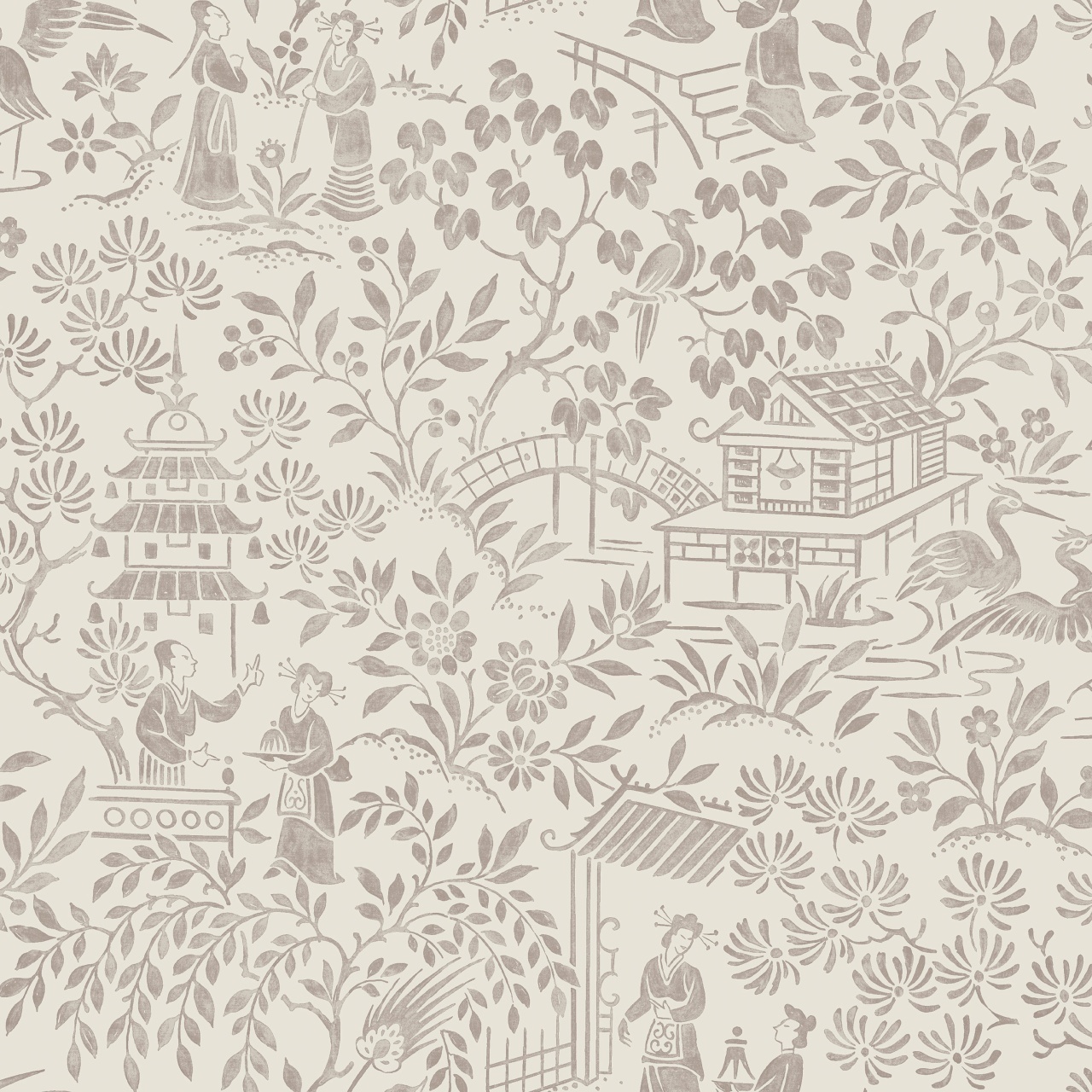 Tapet lavabil, Oriental Garden 4273, 5.3mp / rola - 4