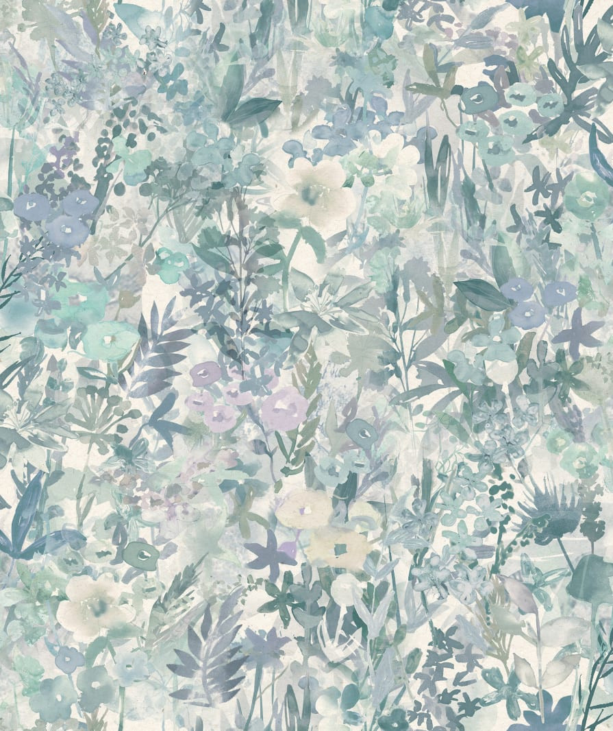 Tapet pentru copii, Poppy Meadow, Sky, Rebel Walls - 1 | YEO