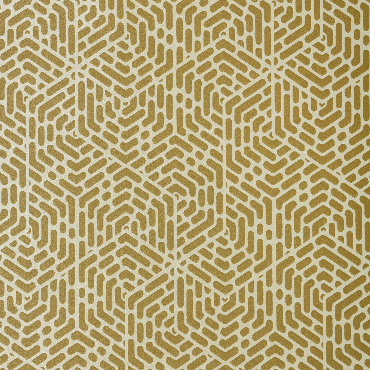 Tapet Willow, Honey Yellow Luxury Geometric, 1838 Wallcoverings, 5.3mp / rola - 1 | YEO