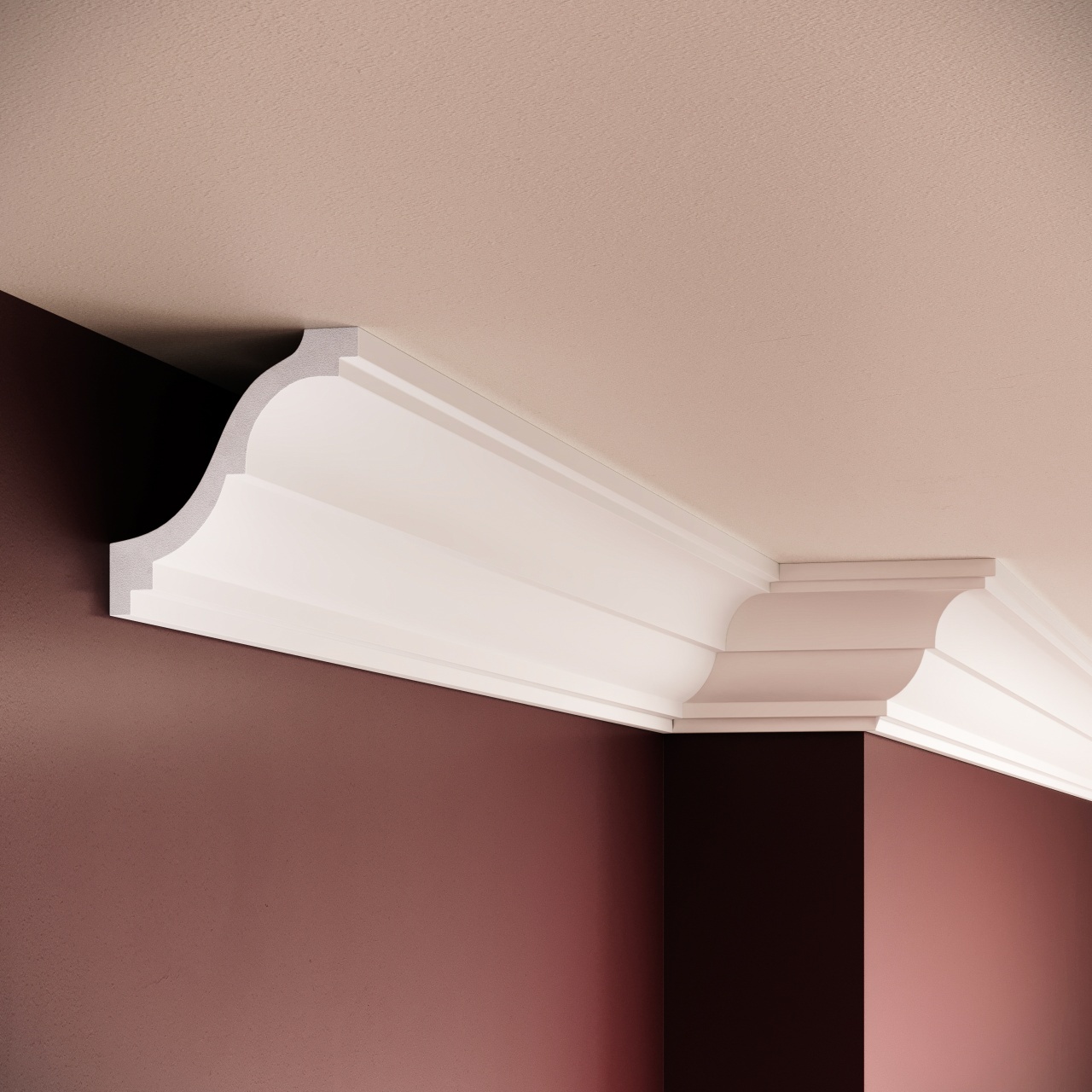 Cornisa decorativa P876 - 8x8.5x200 cm