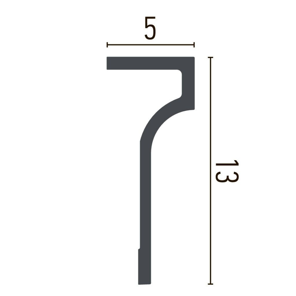 Cornisa decorativa P891 - 13x5x200 cm - 2 | YEO