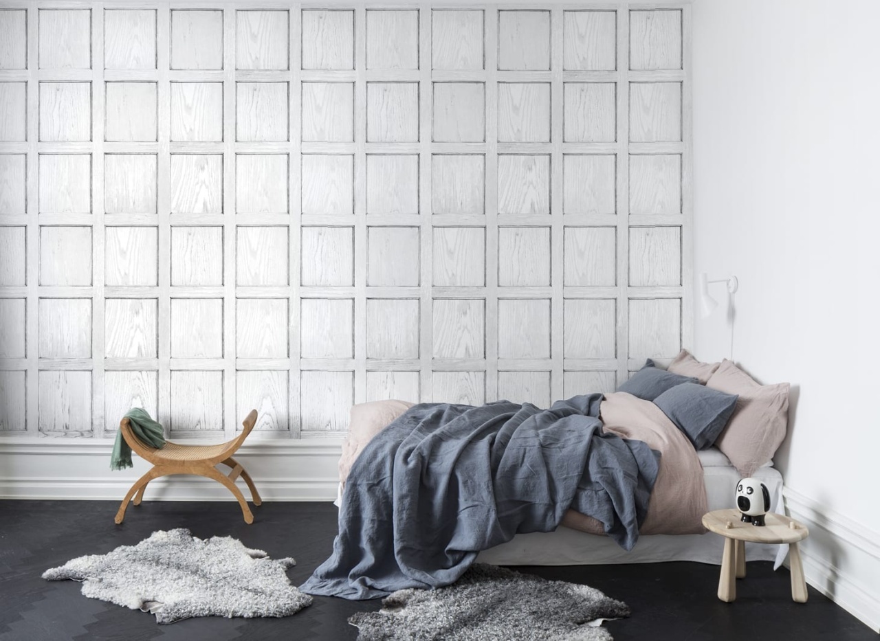 Fototapet, 3D Panel, White, Rebel Walls