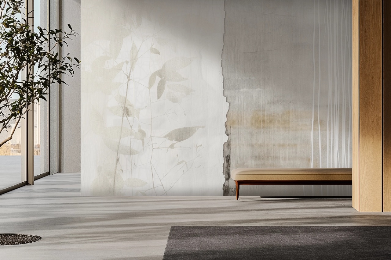 Fototapet Abstract Marron et Beige Froisse Rêve MF204 — imaginea 2