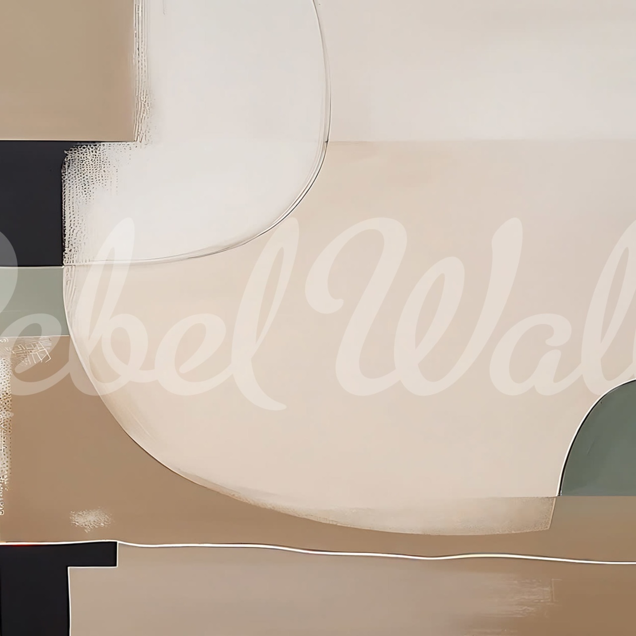 Fototapet, Abstract Shapes, Pastel, Rebel Walls - 2